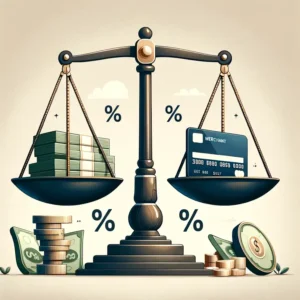 Here is an illustration depicting the concept of a Merchant Account Discount Fee.