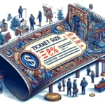 Here is the illustration depicting the concept of Ticket Size in a business setting
