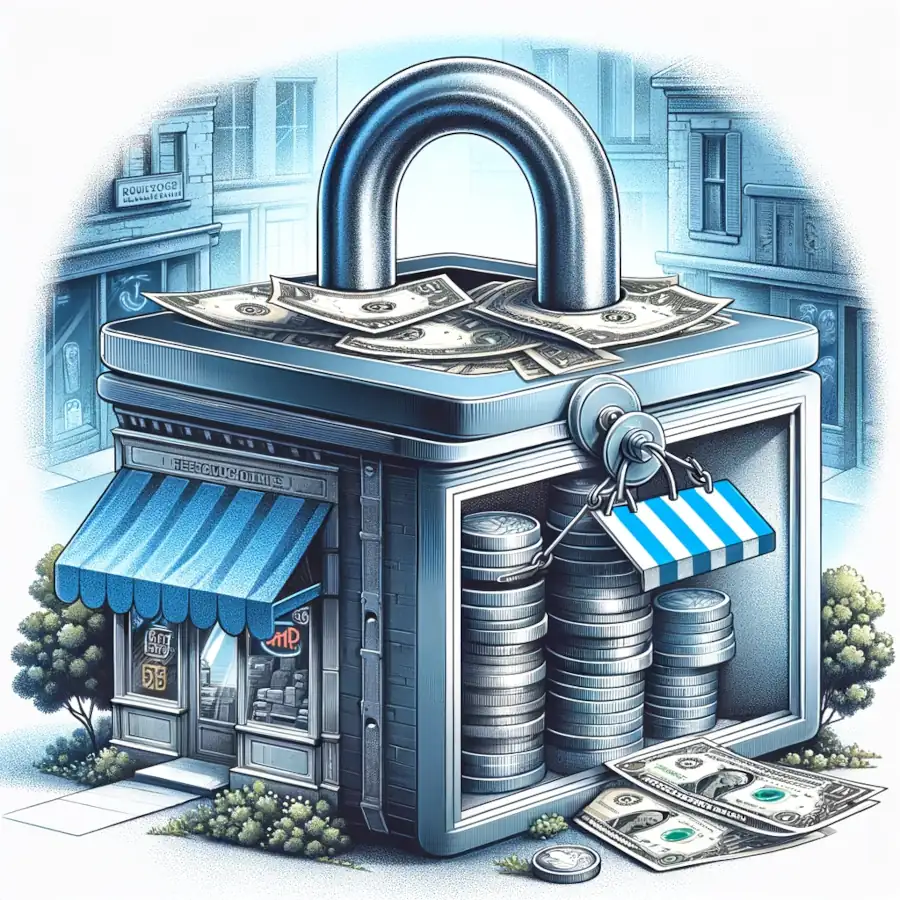 Here is an illustrated depiction of a merchant account holdback