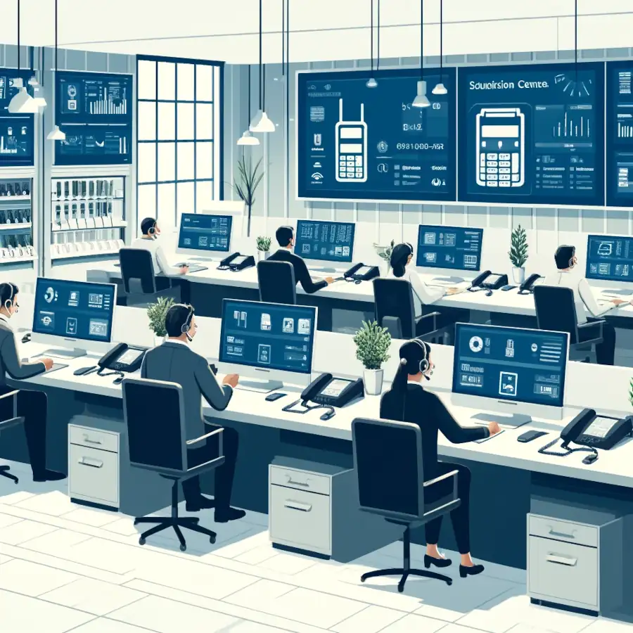 Here's an illustration depicting a Sub-ISO office environment.