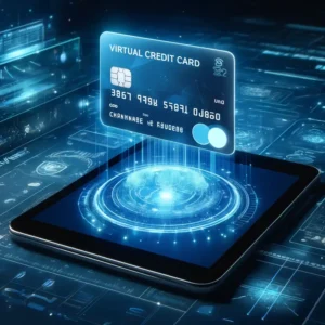 A depiction of a Merchant Account Virtual Credit Card