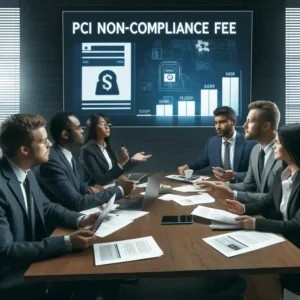 A depiction of a Merchant Account PCI Non-Compliance Fee