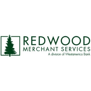 logo for redwood merchant services