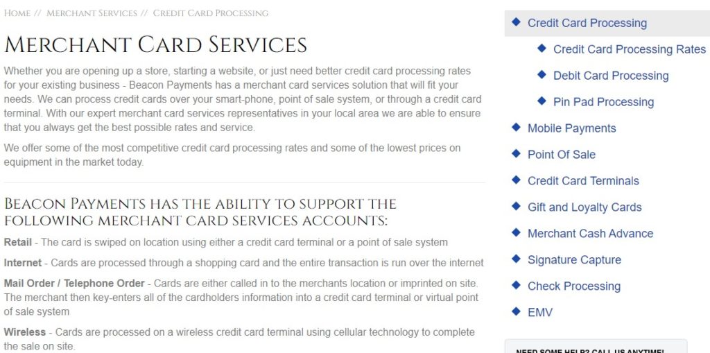 Beacon Payments payment processing
