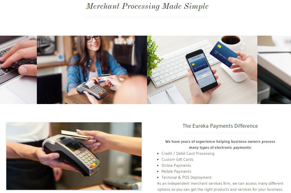 Eureka Payments payment processing