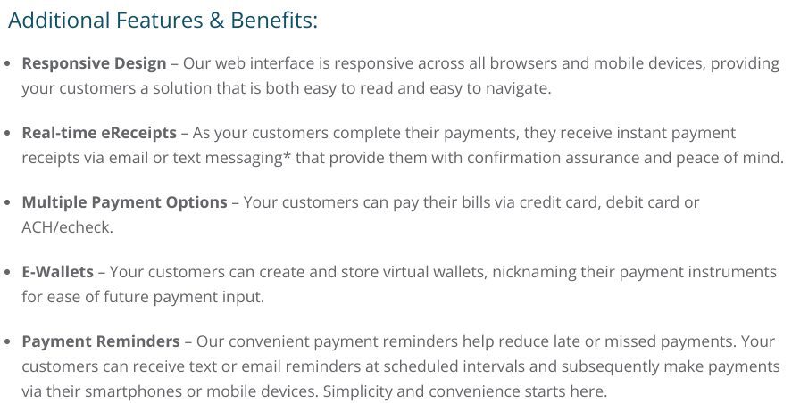 Clearwater Payments e-commerce services
