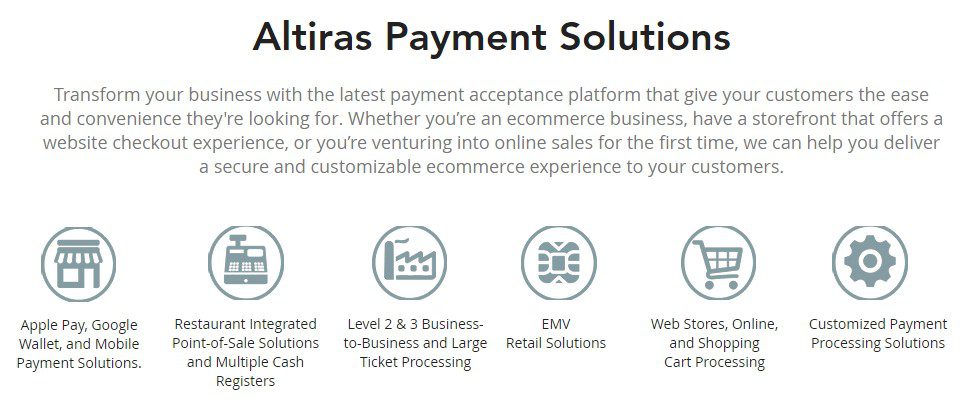 Altiras Advisors payment processing