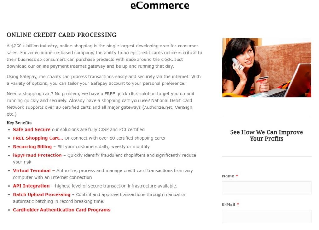 National Debit Card Network eCommerce