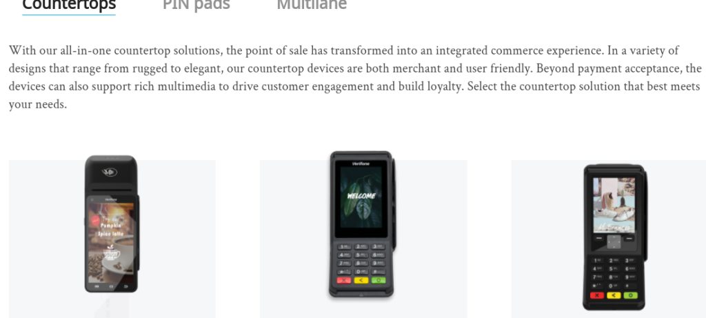 Verifone point of sale
