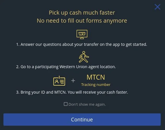 The Western Union process