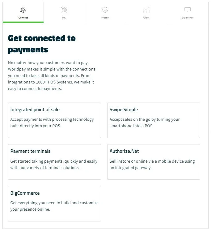 WorldPay ecommerce solutions