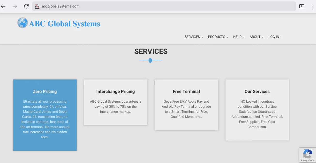 ABC Global Systems payment processing