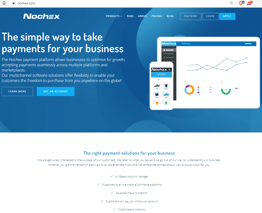 Nochex payment processing