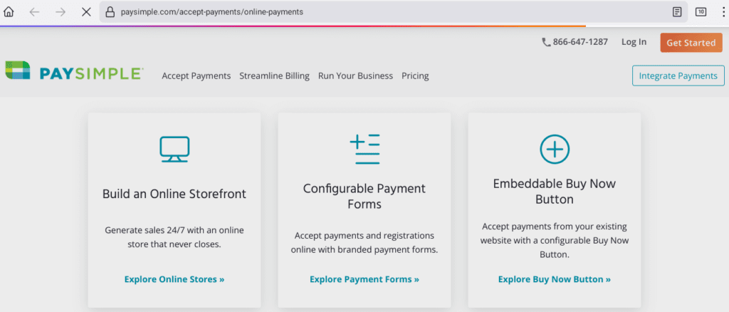 PaySimple payment gateway