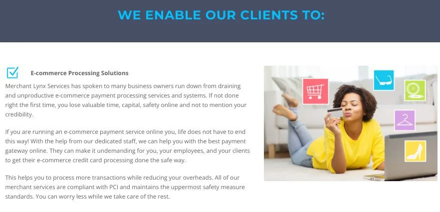 Merchant Lynx e-commerce payment gateway