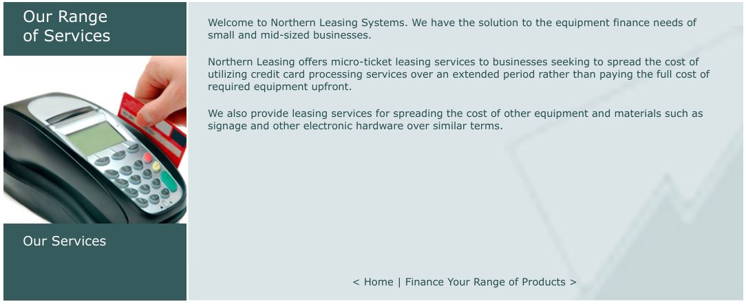 Northern Leasing Systems point of sale