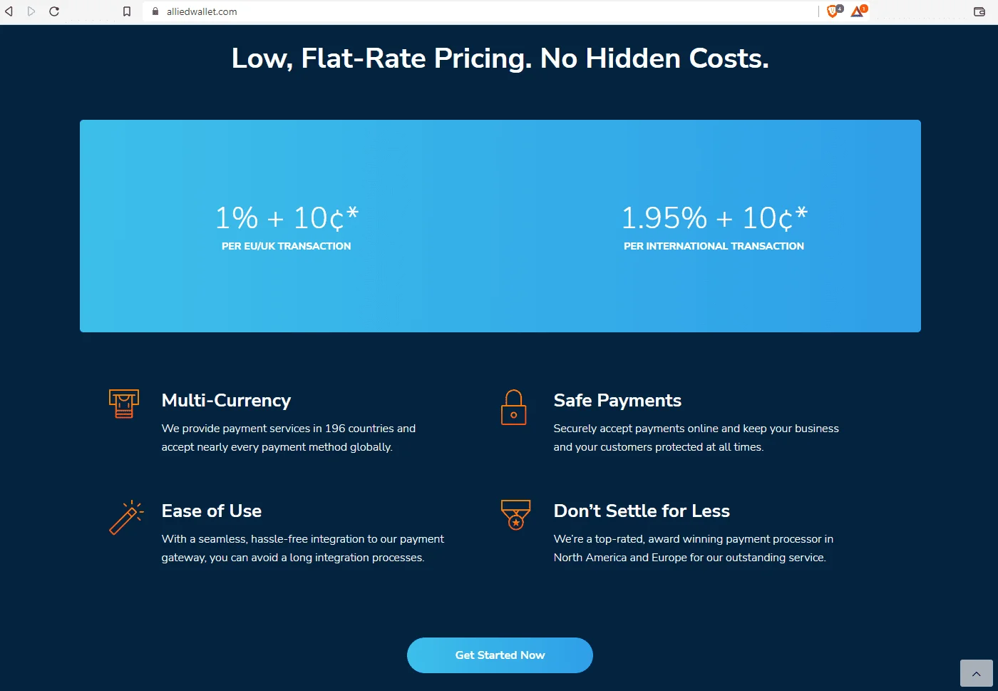 Allied Wallet payment processing