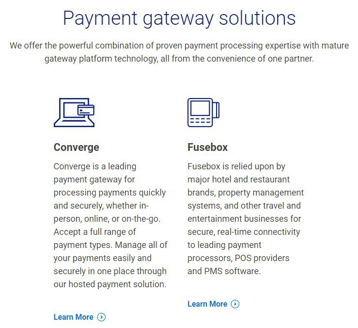 Elavon payment gateway