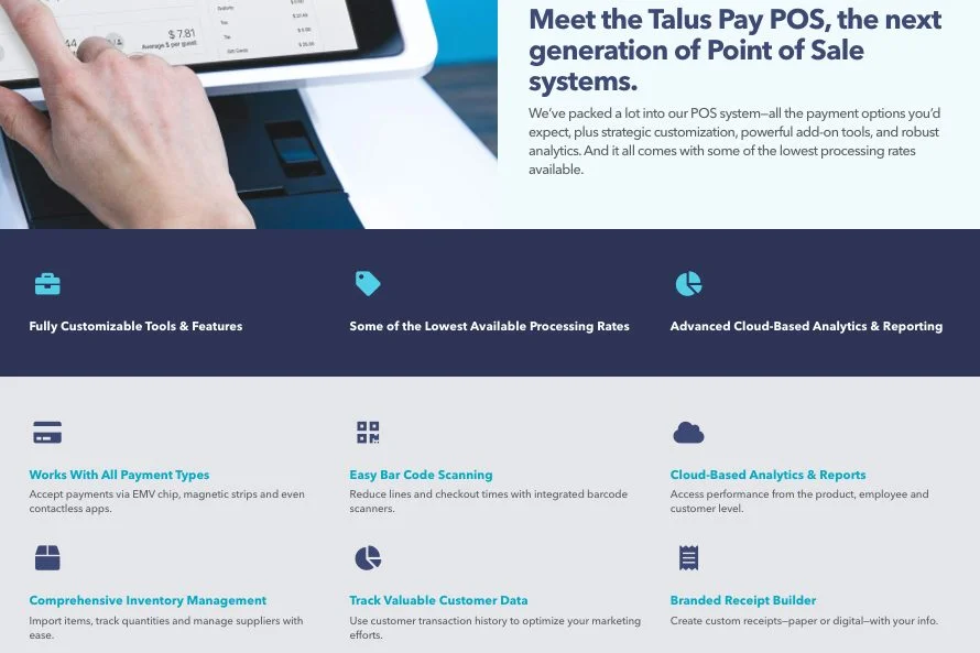 Talus Pay point of sale