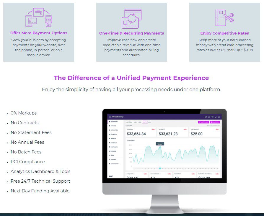 Stax by Fattmerchant payment processing