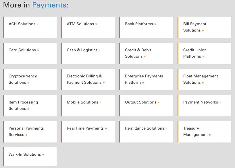 Fiserv payment procesing
