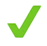 green checkmark