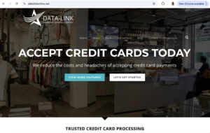 Screen Capture of Datalink Bancard Services