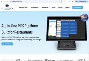 Screen Capture of Harbortouch Homepage